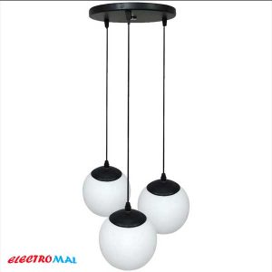 لوستر آویز سه حباب